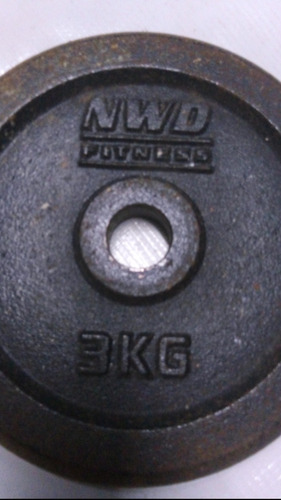 Disco De 3 Kilogramos Para Levantamiento De Pesas (Usado)