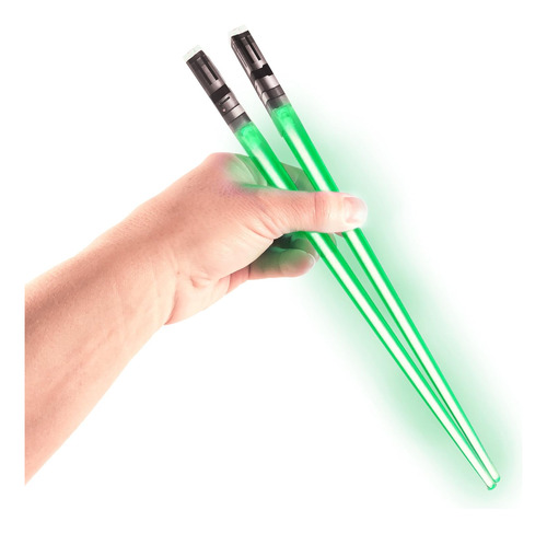 Palillos Sabers Chop Lightsaber Con Iluminación Led, 1 Par S