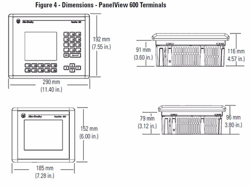 Panel View 600 Cat 2711-t6c8l1 B