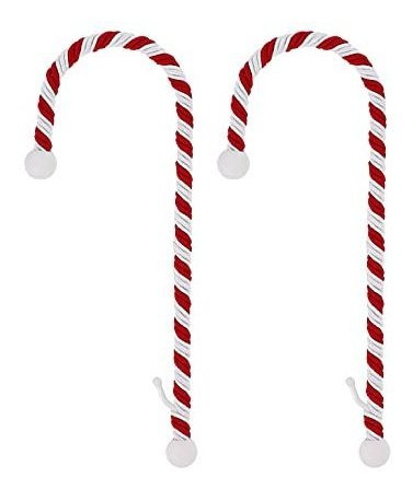 Alta Decoración Candy Cane Stocking Holder (classic Tinsk