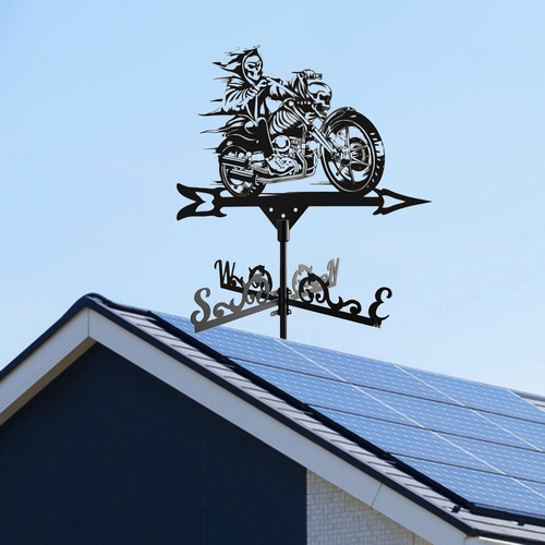 Roofs Weather Vane Retro Farm Scene Garden Stake Weathervane