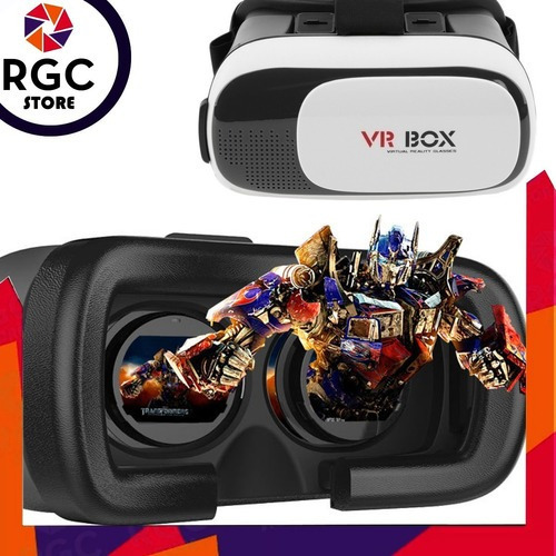 Imagen 8 de 11 de Anteojos Vr Box Realidad Virtual Lentes 3d Joystick Control Casco Smartphone Para Celular Entretenimiento Portatil