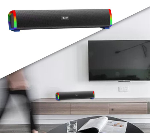 Alto-falantes Para Computador Home Theater Rgb Luzes