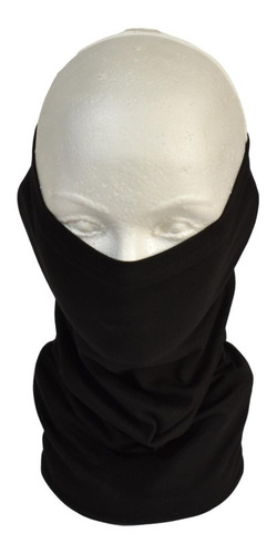 Imagen 2 de 2 de Fanda Protector De Cuello Y Cubrebocas Radach Negro