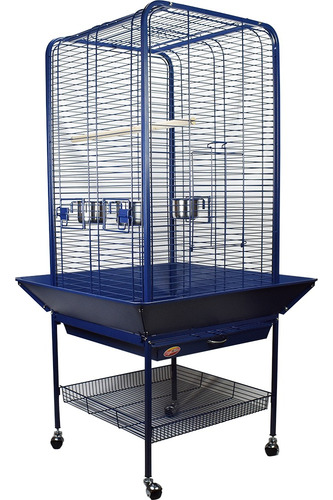 Redkite Jaula Caracas P/loro 80x59x145 Cms Metálica C/ruedas