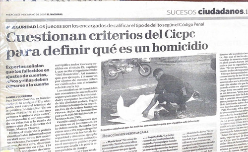 Ptj Cicpc Articulos De Prensa