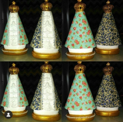 Imagem 4 de 9 de Nossa Senhora Aparecida Mini 15 Cm (para Lembrancinhas)