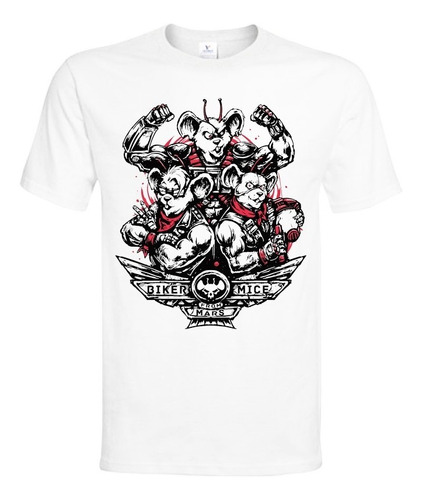 Polera Moto Ratones De Marte, Biker Mice Mars, Motoratones 3