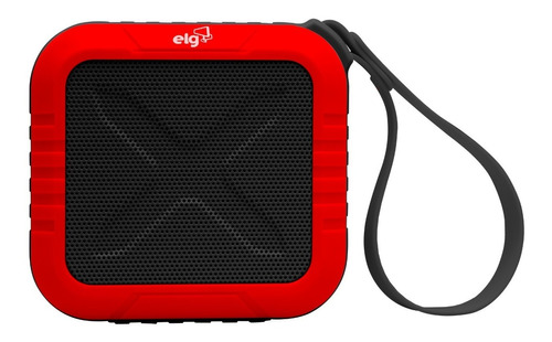 Caixa De Som Bluetooth ELG Pwc-audbl-rd 10w Vermelha