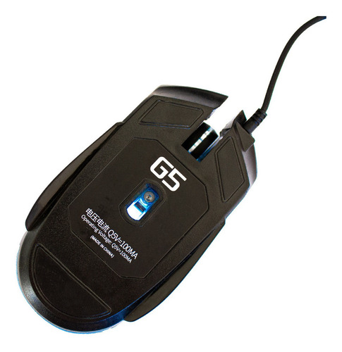 Imagen 3 de 3 de Mouse Gamer G5 Con Diseño Deportivo Y Rgb