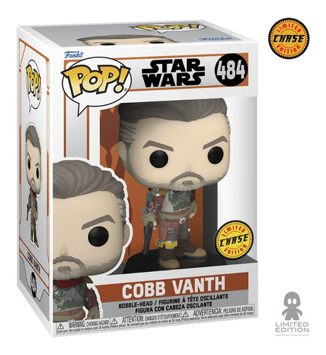 Imagen 1 de 2 de Funko Pop! Star Wars: Cobb Vanth, Edición Chase Mandalorian