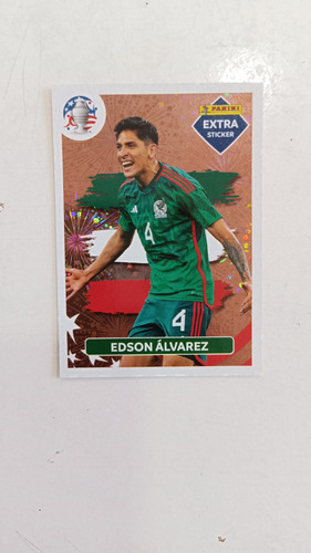 Figurita Extra Copa América 2024 Bronce Edson Álvarez