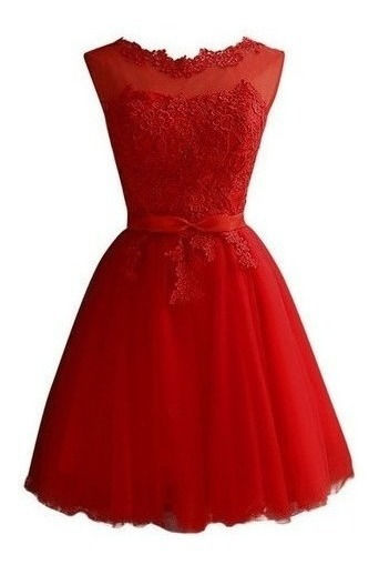 Vestidos De Dama De Honor Cortos Rojos | MercadoLibre 📦 Vestidos De Dama De Honor Cortos Rojos | MercadoLibre 📦