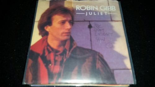 Robin Gibb Juliet Simple Vinilo Con Hoja De Radio Uk 1983