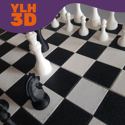 Juego De Ajedrez Ylh3d | Impresión 3d | Ml