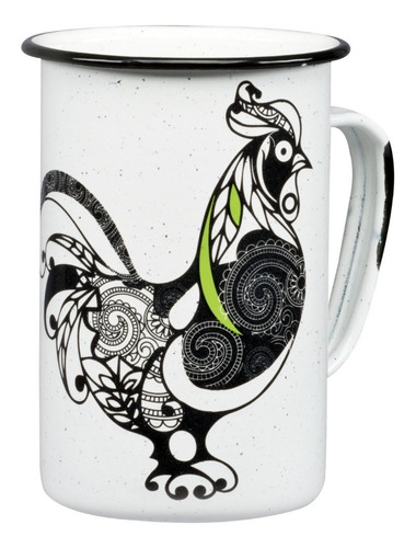 Juego De Tarro Cervecero De Peltre Decorado, 6 Piezas