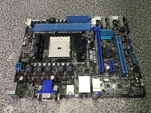 Tarjeta Madre Asus A85xm-a Socket Fm2 Ddr3 Cafe Con Azul (Usado)