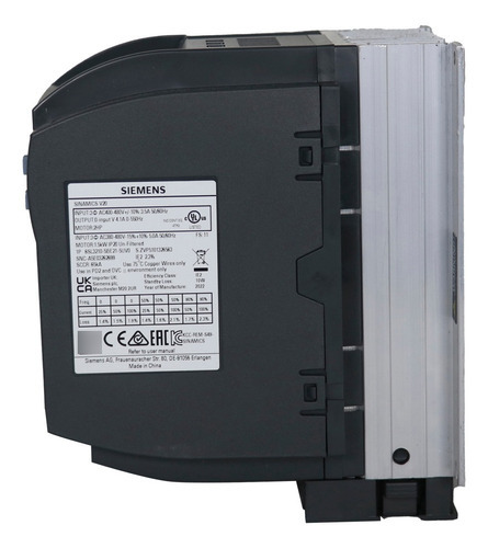 Inversor de frecuencia trifásico Siemens V20 2cv 380v 4.1a
