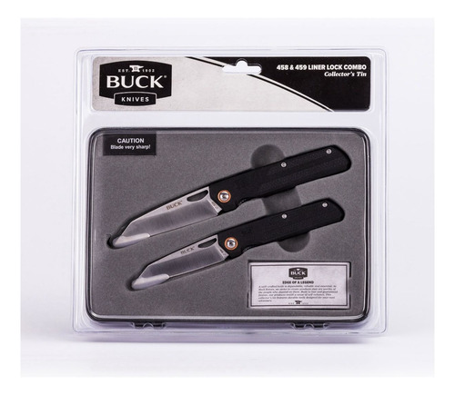 Kit De Navajas Buck 458 & 459 Liner Lock Combo