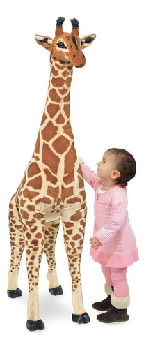 Melissa & Doug Jirafa Peluche Gigante Jumbo Para Bebes Ninos Color Moteado