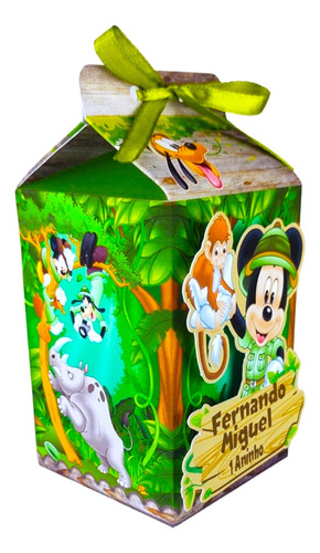 Lembrancinha Personalizada Mikcey Safari Festa Safari Mickey