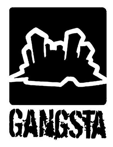 Tabla Skate Gangsta Icongram 8.37 32 14.25