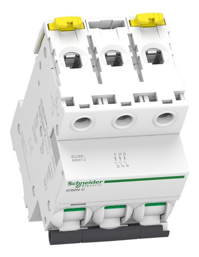 Interruptor Termomagnético Ic60n 3p 20a Curva C 440v 10ka
