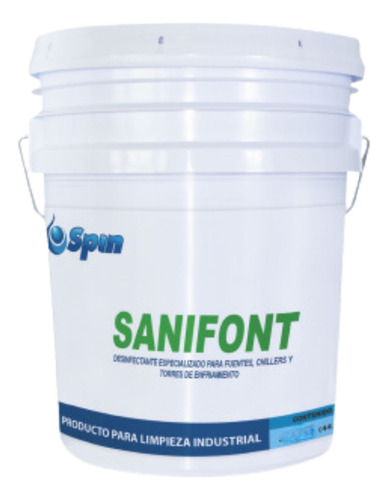 Sanifont En Polvo Para Alberca ( Desinfectante ) 20 Kg Ds Blanco
