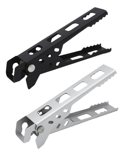 2 X 2 Piezas Pinzas Portátiles Para Sartén De Camping