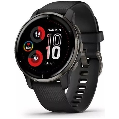 Relogio Smartwatch Garmin Venu 2 Plus Preto Slate Black