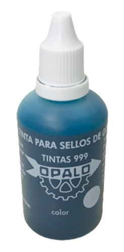 Tinta P/ Sellos De Goma Opalo 999 Celeste (60cc)