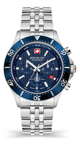 Reloj Swiss Military Smwgi2100703 Para Hombre Cronografo