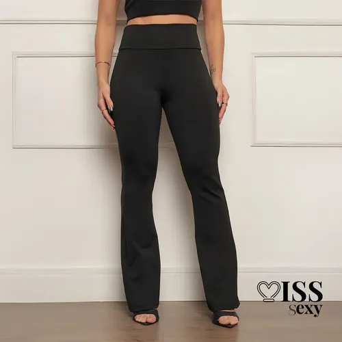 MLB 5022282900 Calca Legging Flare Bailarina Boca De Sino Suplex Grossa JM