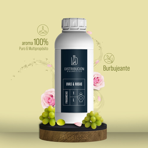 Esencia Uva & Rosas Para Diferentes Aplicaciones 1000ml