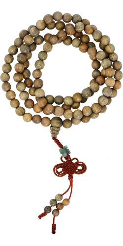 Mandala Crafts Madera Mala Beads Collar  Japa Mala Beads 