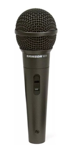 Microfone De Mão Profissional Bastão Samson R31s Dinamico