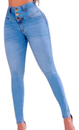 Cal a Jeans Feminina C Lycra Oxtreet Modela Bumbum