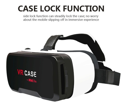 Audifono Vr Case Rk Lente Realidad Virtual 3d Cr