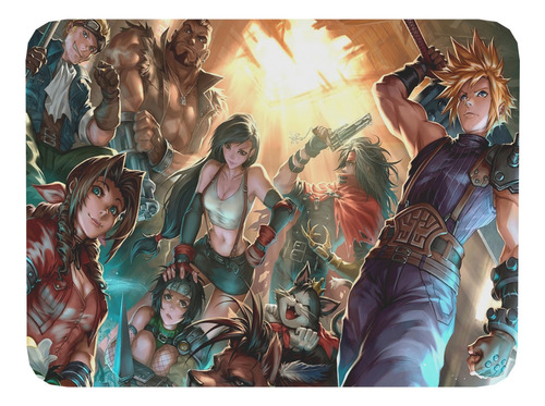 Mouse Pad Final Fantasy Gamer Videojuegos  17cm X 21cm D37