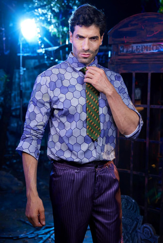 Mainfini Traje De Disfraz De Halloween Para Hombre Camisa De