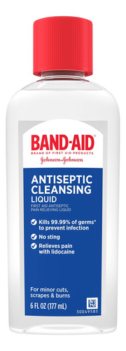 Band-aid Líquido Limpiador Antiséptico Para Aliviar El Do.