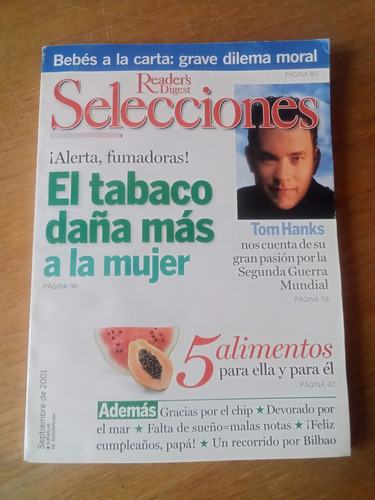Revista Selecciones Reader's Digest Septiembre 2001