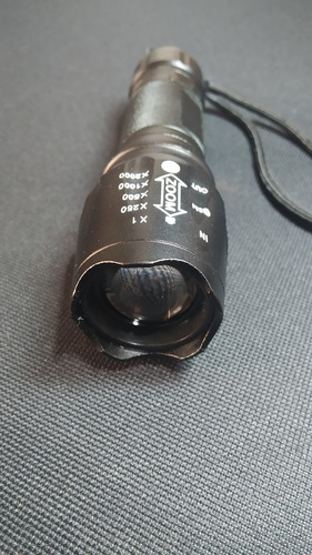 Lanterna Tática Led Cree 400 Lumens Recarregável Militar