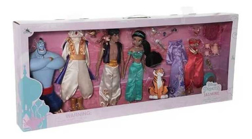 Set De Muñecos Princesa Jazmín Y Aladdin Disney Store 