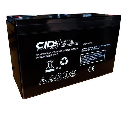 Bateria 12v 9amp Recargable Ups Cerco Electrico Cidpower