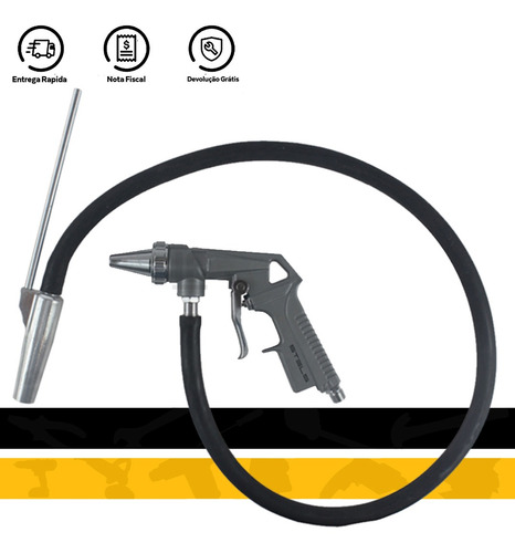 Pistola Para Jateamento Jato De Areia Sucção 5732855 Stels
