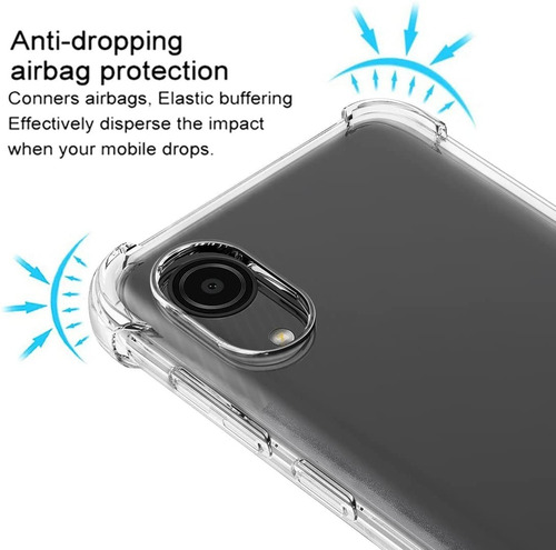 Imagen 3 de 4 de Carcasa Samsung A03 Core Antishock Compatible + Lamina Compl