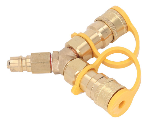 Divisor De Gas Bidireccional Y, Adaptador De Conexión Rápida