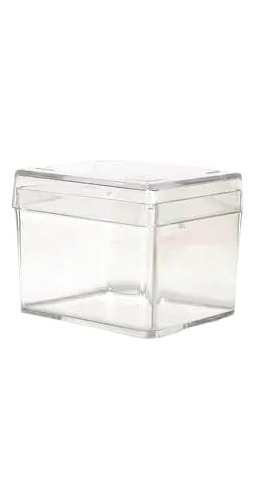 Cajita Mini Transparente Cristal ( Pack X10 Unidades)