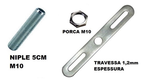 Caixa 2 Kits Ganchos Para Suporte De Luminária Pendente